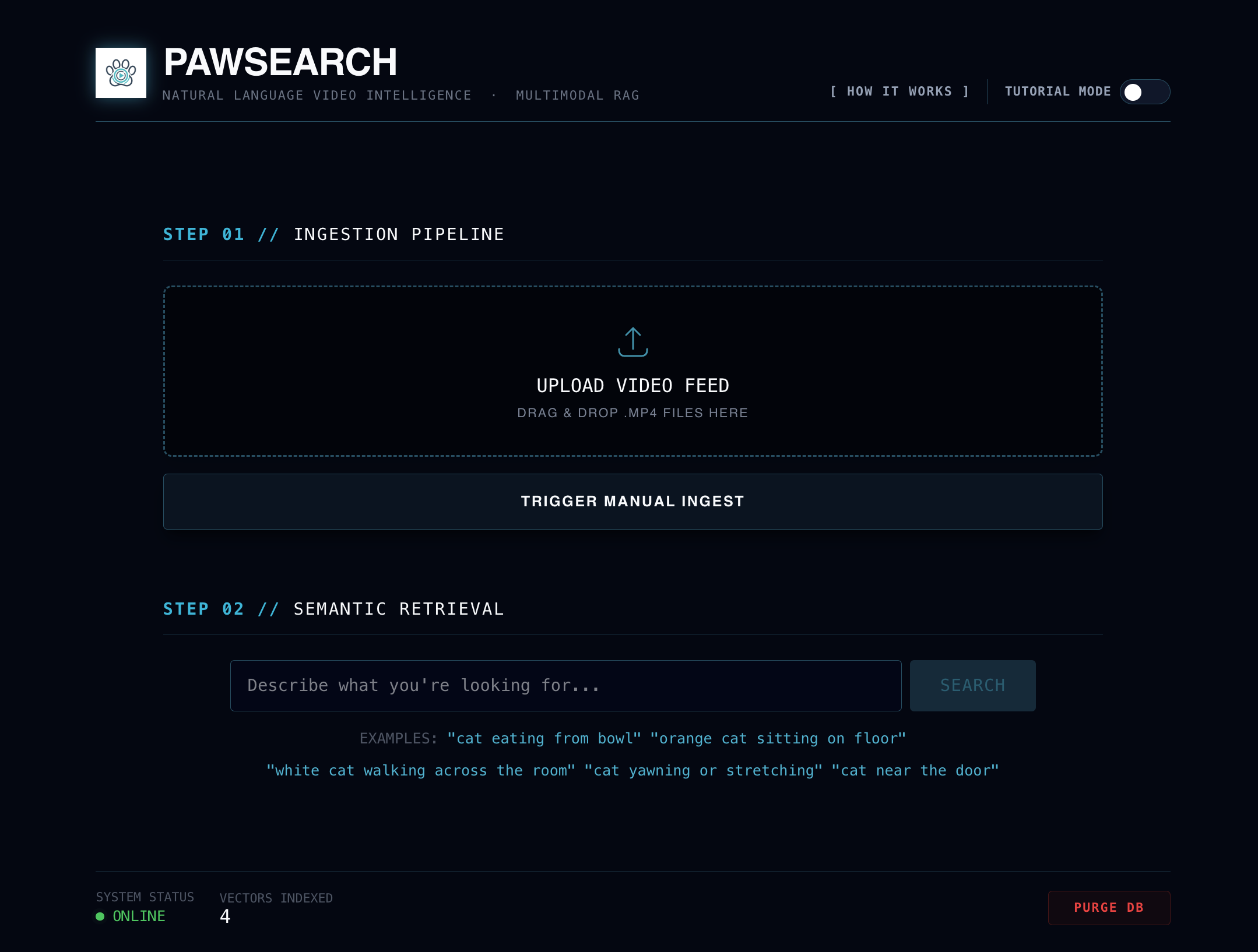 PawSearch, Multimodal RAG on Home Camera Feed